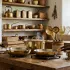 Premium handcrafted brass kitchenware collection including brass utensils, bowls, cookware, serving trays, and dining accessories by OneTrend manufacturer exporter.