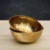Rustic Hammered Brass Bowl