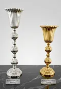 Luxury metal decorative flower vase for wholesale export