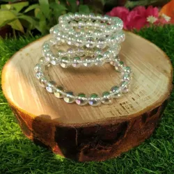Adjustable Freshwater Pearl Bracelet with Gold Beads