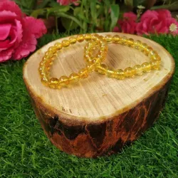 Classic Pearl Link Bracelet with Gold Finish