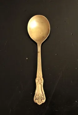 Handmade Brass Serving Spoon