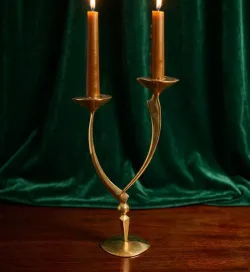 Luxury Brass Table Candle Holder