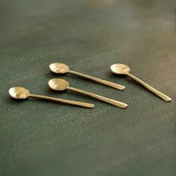 Vintage Brass Spoon Set