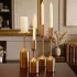 Designer Brass Pillar Candle Holder