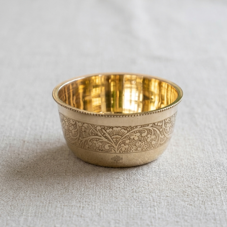 Vintage Decorative Brass Bowl – Handmade Brass Kitchenware in Pure Brass from India